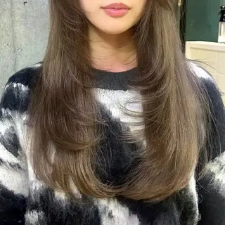 ロング カラー RONU所属・鎌倉駅*カット/ 似合わせ/ニシハラのヘアスタイル