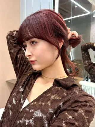 ミディアム 🩵縮毛矯正 /🫧harukaのヘアスタイル