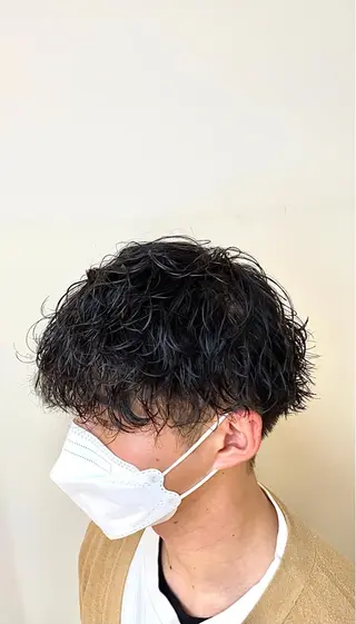 メンズ メンズパーマ特化 山﨑　歩のヘアスタイル