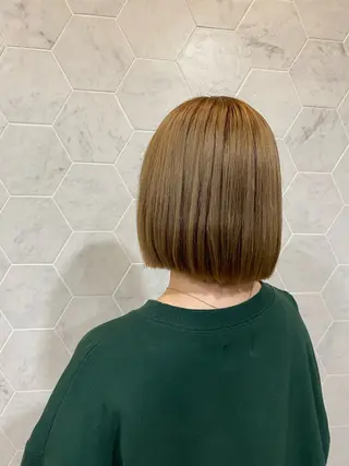 ミディアム そうや🐺ブリーチ/ デザインカラーのヘアスタイル