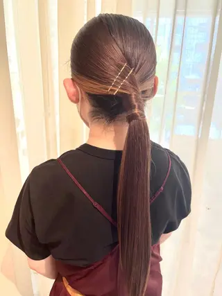 ロング ヘアアレンジ 似合わせカット🌷関 郁美🌷のヘアスタイル