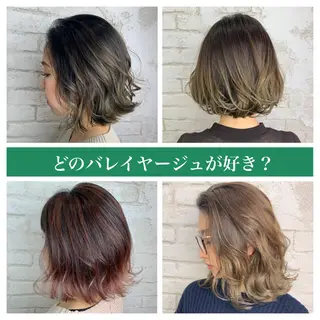 セミロング カラー ヘアアレンジ boutique misakiのヘアスタイル