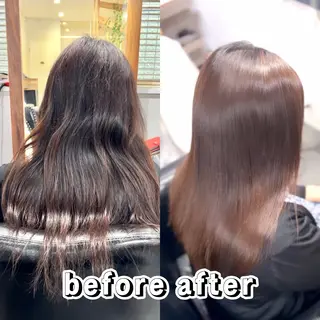 セミロング パーマ 👑松山ストレート/ メンズヘア/龍仁👑のヘアスタイル