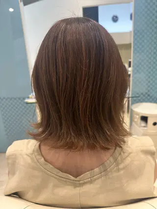 ミディアム カラー 井上 凜太郎のヘアスタイル