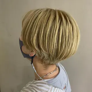 ショート カラー Legami 熊本(レガーミ)所属・清村 和音のヘアスタイル