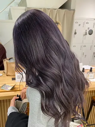 ロング カラー カラー まなみのヘアスタイル