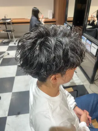 ショート パーマ メンズ 🎧メンズパーマ特化 /RUI🎧のヘアスタイル