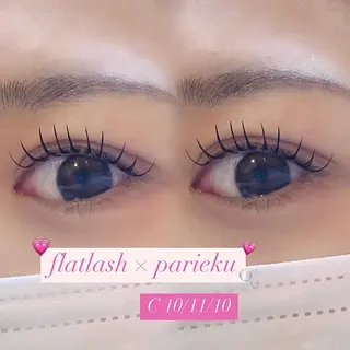 マツエク・マツパ Mell Yuuna ♡パリエク /束感のマツエク・マツパデザイン