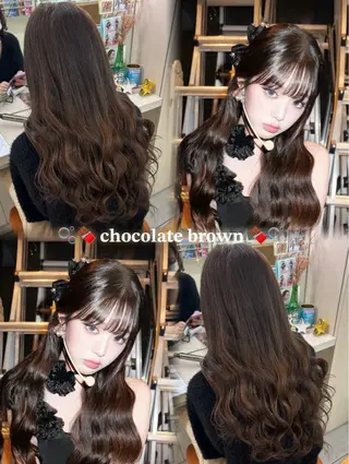 ロング 横浜🎶エクステ💟 ピンク🩷なつみ🎀のヘアスタイル