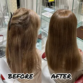 ロング 髪質改善美容師 鈴木のヘアスタイル