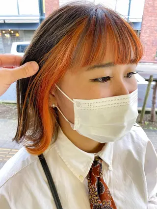 ショート カラー 韓国風デザイン 💐MIZUKI💐のヘアスタイル