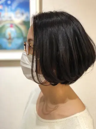 ショート パーマ 再現性ショートボブ 木又克美のヘアスタイル