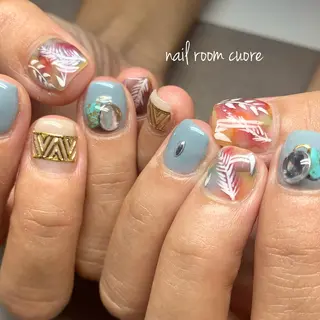 ネイル nail room  cuore所属・松尾 典子のネイルデザイン