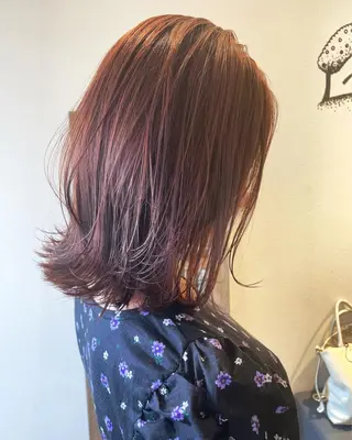 ミディアム カラー パーマ ヘアアレンジ メンズ 透明感color 🥣suzunaのヘアスタイル