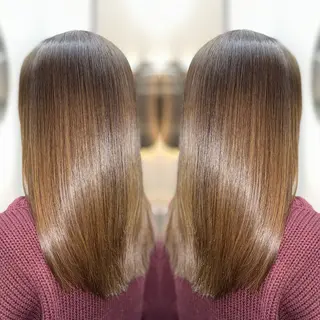 ミディアム カラー パーマ 【髪質改善特化】 tamのヘアスタイル