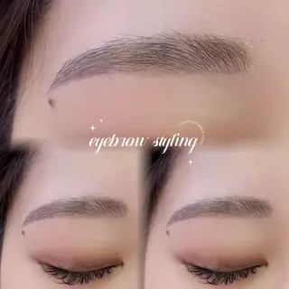 アイブロウ 韓国風束感まつ毛🩵 Nozomiのマツエク・マツパデザイン