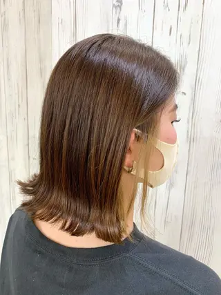 ミディアム Nagisa🥥🧡 南森町駅 徒歩30秒のヘアスタイル