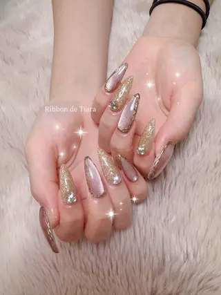 ネイル Ribbon de Tiara MAKIのネイルデザイン