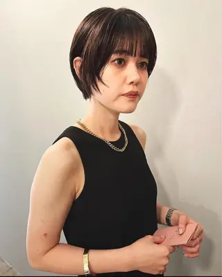 ショート 似合わせカラー/パー マ　🫧kotoneのヘアスタイル