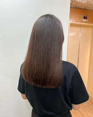 セミロング 透明感カラー/ イルミナカラーヒロキのヘアスタイル