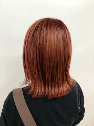 ミディアム 髪質改善/艶カラー/ 渋谷  RISA💛のヘアスタイル