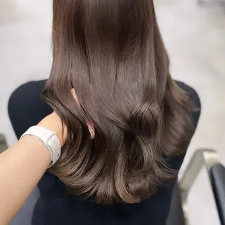 セミロング カラー Rui/透明感カラー 暖色/レイヤーカットのヘアスタイル