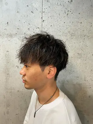 メンズ フリーランスシェアサロンルレイル所属・心斎橋/メンズ /ルレイル/地形真希のヘアスタイル