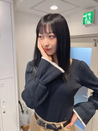 ロング カラー TOMONA👑 GiseL梅田店のヘアスタイル