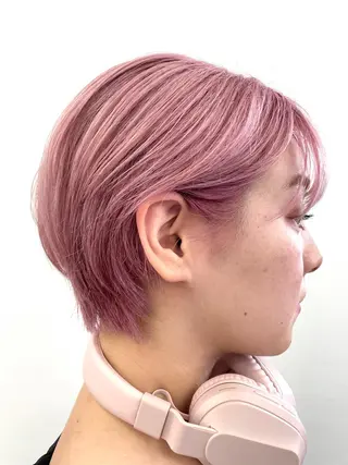 ショート カラー 笠原 健人のヘアスタイル