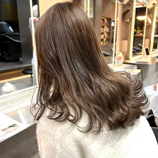 セミロング ボブ/くびれボブ/ 髪質改善/Ru-kaのヘアスタイル