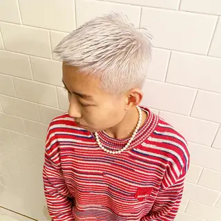 ショート カラー パーマ ヘアアレンジ キッズ ネイル マツエク・マツパ 中元 淳のヘアスタイル