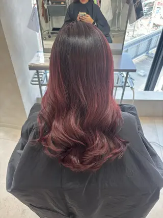 セミロング 茶谷 沙穂のヘアスタイル