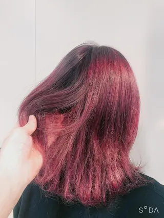 セミロング カラー 佐藤 はづきのマツエク・マツパデザイン