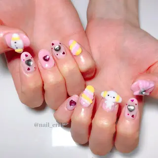 ショート ネイル nail salon &e eriのネイルデザイン