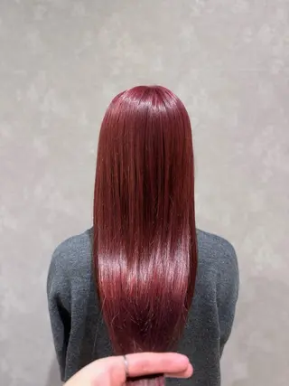ロング カラー 森岡 陸のヘアスタイル