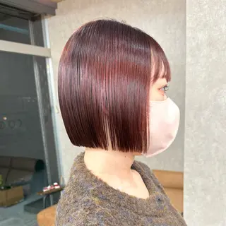 ショート カラー 似合わせボブ🎀🫧 千葉 優希のヘアスタイル