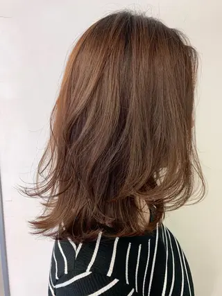 ミディアム カラー ひらやま りょういちのヘアスタイル