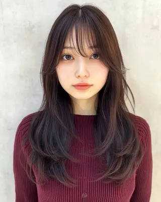 ロング くびれレイヤー 🌻秋月　日向🌻のヘアスタイル