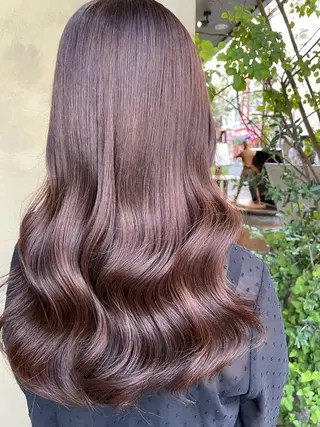 ロング ニュアンスネイル/ ボブ/まちゃこのヘアスタイル