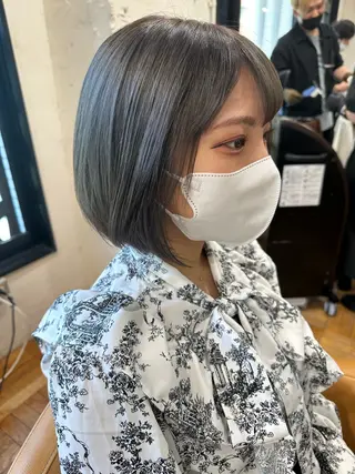 ミディアム オブヘア所属・銀座／カット ／ボブ　るかのヘアスタイル