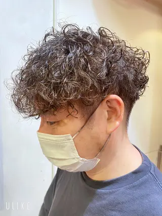 パーマ メンズ miyu カットモデル募集中のヘアスタイル