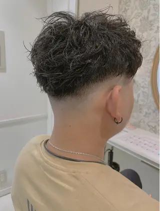 メンズ センターパート 川島爽楽のヘアスタイル