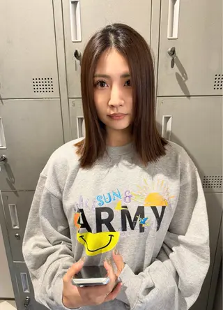 ミディアム 【天満1艶髪】潤艶/ 髪質改善🌹釣本竜哉のヘアスタイル