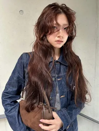 ロング カラー sano rikitoのヘアスタイル