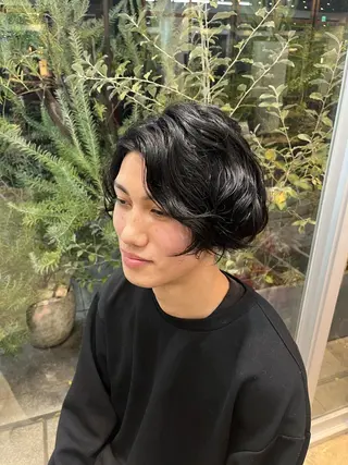 パーマ メンズ 相田 佳乃のヘアスタイル