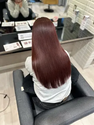 ロング カラー 髪質改善 支持率 Ｎｏ.1いぶきのヘアスタイル