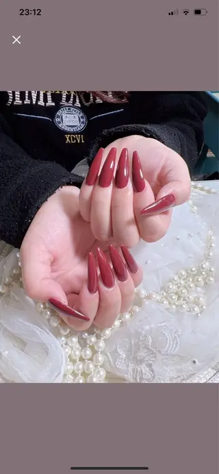 ネイル ネイルサロンAiri 長さ出し·シンプルのネイルデザイン