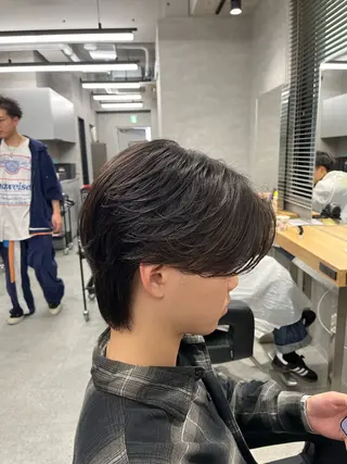 ショート カラー パーマ メンズ 🔥メンズ 特化🔥菊水皐暉🔥のヘアスタイル