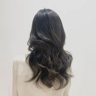 ロング カラー ヘアアレンジ キヨミ 韓国レイヤーカットのヘアスタイル