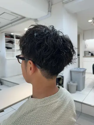 パーマ メンズ 🍊暖色/ボブヘア chihiro🌼ོのヘアスタイル